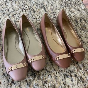Coach Leather Ballets Flats Size 8